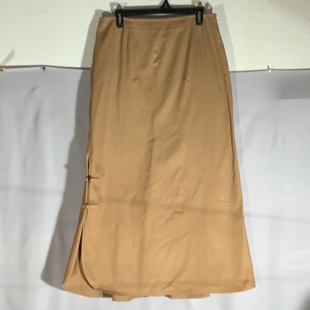 Vintage Together Women A-Line Maxi Polished Cotton Skirt - Picture 1 of 8